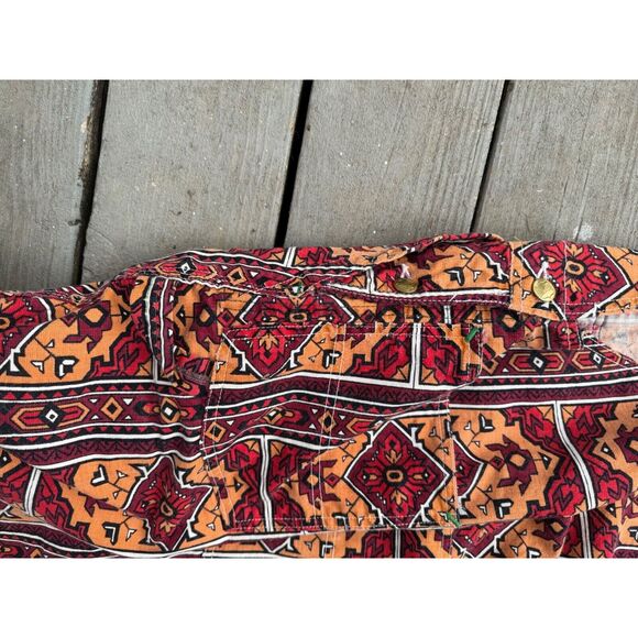 Big Smith Overalls Womens 1960's 34x30 Vintage Aztec Pockets Relaxed Fit VTG - Picture 13 of 14